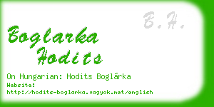 boglarka hodits business card